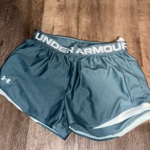 Under Armour running shorts!